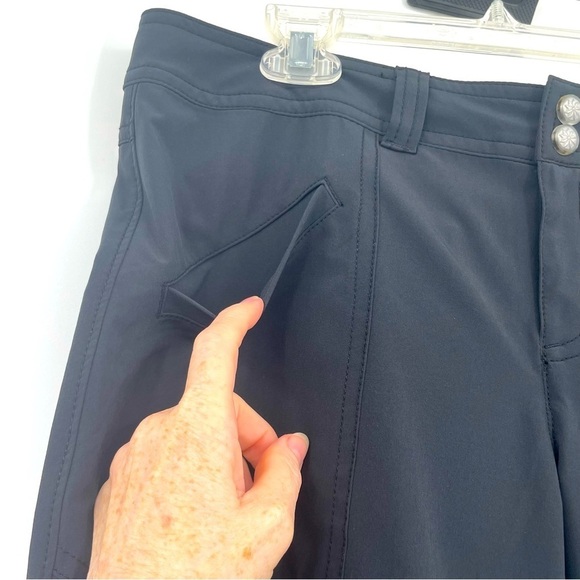 Athleta Dipper Crop pants Black sz 8 - Picture 4 of 16